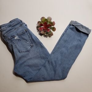 lauren conrad cuffed skinny ankle jeans